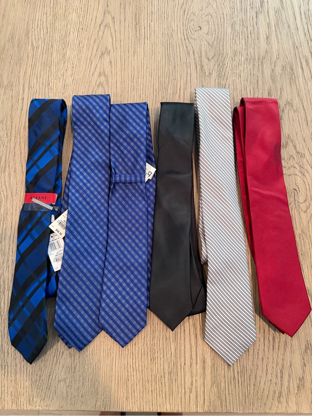Mens Necktie Set of 6